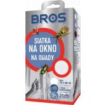 BROS Síť do okna Moskytiéra do okna 150x180 cm bílá – Hledejceny.cz
