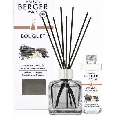 Maison Berger Paris Dárková sada aroma difuzér kostka + náplň Velkolepá vanilka Vanilla Magnificence 100 ml – Hledejceny.cz