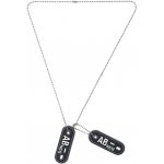 101 INC Dog Tag PVC Krevní skupina AB- negativní – Zboží Dáma