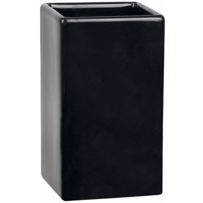 Spirella kelímek na kartáčky QUADRO černý 10_13661 – Sleviste.cz