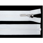 Kostěný zip No 5 délka 30 cm s ozdobným jezdcem, malé, 101 bílá – Hledejceny.cz