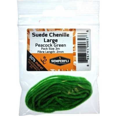 Semperfli Šenylka Suede Chenille Large Peacock Green 2mm – Hledejceny.cz