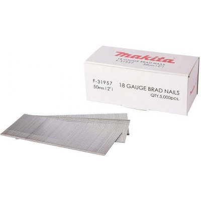 Makita P-45967 kolářské hřebíky 50mm 5000ks AF505,506,DBN500,DFN350,FN001G – Hledejceny.cz