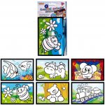 SMT Creatoys Kouzelné malování vodou asst 6 druhů na kartě 11x21cm 18ks v boxu – Hledejceny.cz