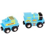 Bigjigs Modrá mašinka s tendrem – Hledejceny.cz