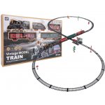 RKToys Retro vláčkodráha s kouřem světlem a zvukem Vintage – Zboží Dáma