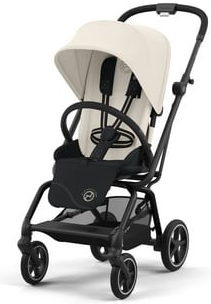 Cybex Eezy S Twist Plus 2 Black Canvas White Frame 2024