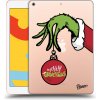 Pouzdro na tablet Picasee silikonový obal Apple iPad 10.2 2019 7. gen Grinch průhledný