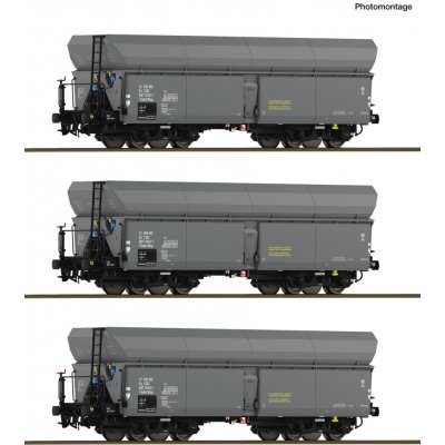 Roco H0 3-dílný set výsypných vozů Wap ČSD 6600325 – Hledejceny.cz
