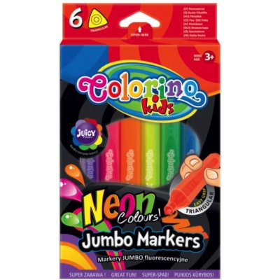 Patio Colorino fixy Jumbo Trio Neon 11037 6 ks – Zboží Mobilmania