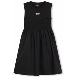 Dkny dívčí šaty midi D60111.114.150 černá