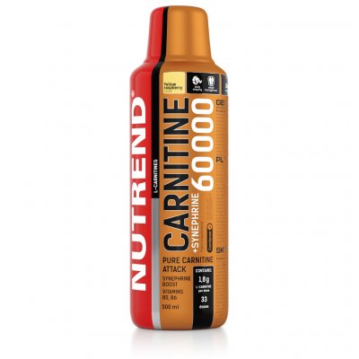 NUTREND Carnitine 60000 + Synephrine 500 ml – Zboží Mobilmania