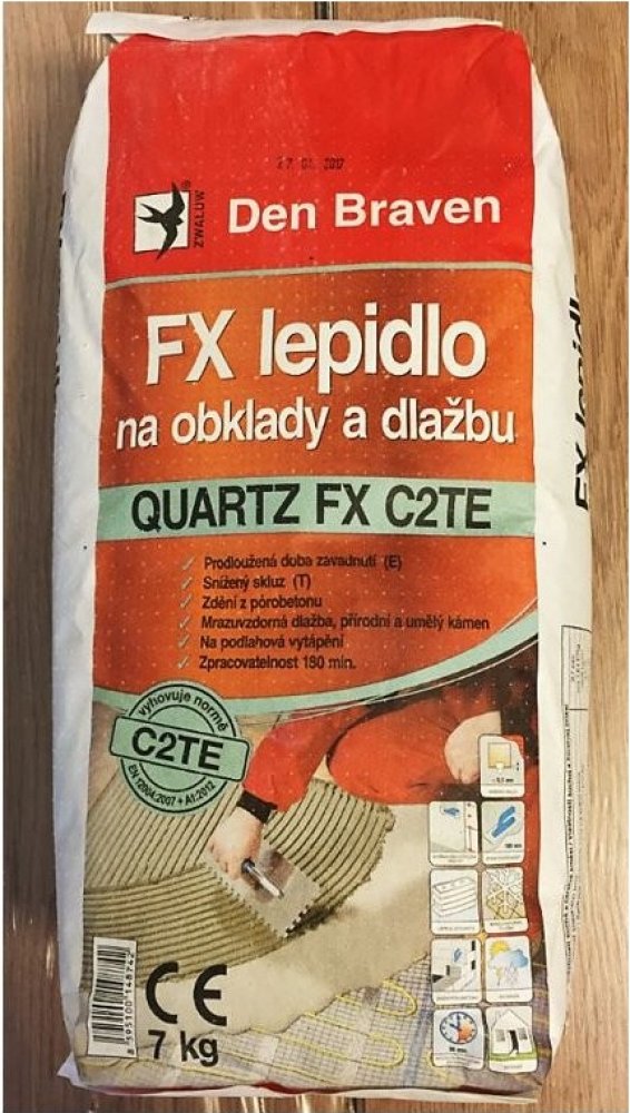 Den Braven FX QUARTZ C2TE lepidlo na obklady a dlažbu 7kg | Srovnanicen.cz