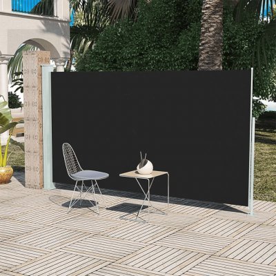 vidaXL Boční markýza na terasu 160 x 300 cm černá – HobbyKompas.cz