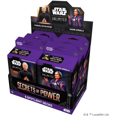 Star Wars: Unlimited Secrets of Power: Spotlight Deck: Padmé Amidala – Zboží Dáma