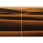 H&D HOME DESIGN Obraz 2 ks - laminované plátno, poušť, písečné duny – Hledejceny.cz