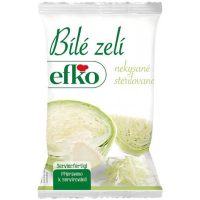 efko Bílé zelí nekysané sterilované 500 g – Zbozi.Blesk.cz