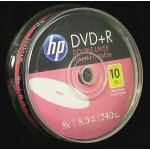 1/2 HP DVD+R 8,5GB 8x, cakebox, 10ks (DRE00060-3) – Sleviste.cz