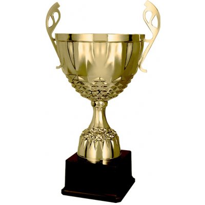 Kovový pohár Zlatý 36 cm 16 cm – Zboží Dáma