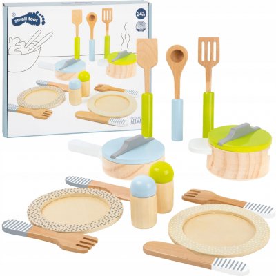 Small Foot 11098 dřevěná sada nádobí – Zboží Dáma