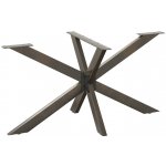 Omaxi 317766 Noha jídelního stolu ve tvaru pavouka černá 150 x 78 x 72-73 cm ocel – Hledejceny.cz