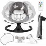 Kidwell LUXI Elektrická Houpačka Lehátko 2v1 Dark Melange / Wooden – Zboží Dáma