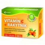 Noventis Vitamín C + Rakytník 40 tablet – Hledejceny.cz