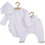 New Baby 3-dílná kojenecká soupravička do porodnice I AM bílá – Sleviste.cz