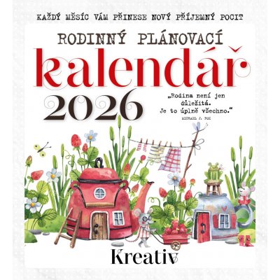 Kreativ Rodinný plánovací 2026 – Zboží Dáma