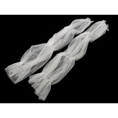 Prima-obchod Elegantní tylové rukávy 70 cm Off White – Zboží Dáma
