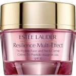 Estée Lauder Resilience Multi-Effect Tri-Peptide Face and Neck SPF15 vyživující krém na obličej a dekolt pro suchou pleť 50 ml – Zboží Mobilmania