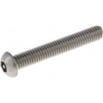 Šroub bezpečnostní, čočková hlava, drážka IMBUS se středovým čepem, ISO 7380, nerez A2 M6 x 40, balení 1 ks – Zboží Mobilmania