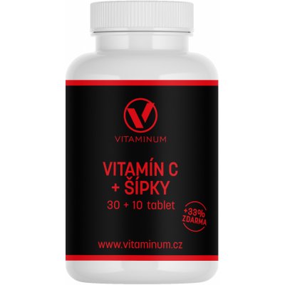Vitaminum Vitamín C + šípky 1000 mg 40 tablet – Hledejceny.cz
