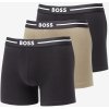 Boxerky, trenky, slipy, tanga Boss Hugo Bold Boxer Briefs 3-Pack Black/ Dark Green