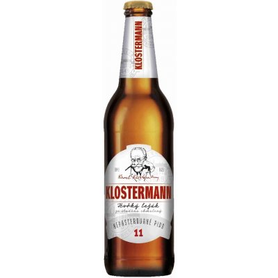 Strakonice 11 Klostermann SVĚTLÝ ležák za studena chmelený 4,7% 0,5 l (sklo) – Zboží Dáma