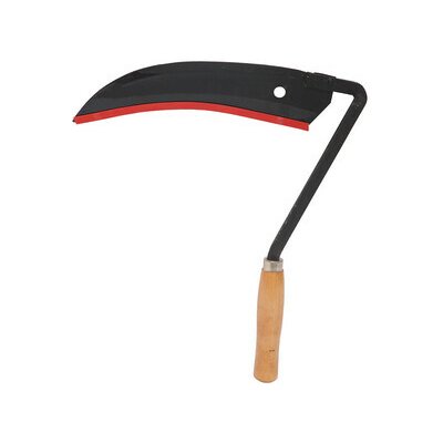 TOPTRADE kososrp ocelový, s dřevěnou rukojetí, 360 mm – Zbozi.Blesk.cz