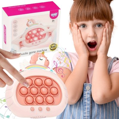 Woopie POP IT Elektrická antistresová hra Unicorn Arcade Game – Zboží Mobilmania