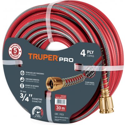 TRUPER – Zahradní hadice MAN-25X1/2X: Zesílená, 1/2″, 25 m – Hledejceny.cz