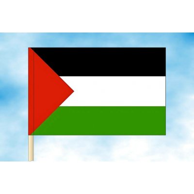 LIBEA, s.r.o. Vlajka Palestiny Rozměr: 60×90 cm, Uchycení: Návlek na žerď – Hledejceny.cz