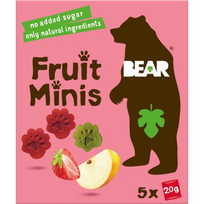 Bear Fruit Minis Strawberry Apple 5 x 20 g – Zboží Mobilmania