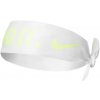 Čelenka Nike Dri-Fit Head Tie Skinny Printed white/lime ice/lime ice
