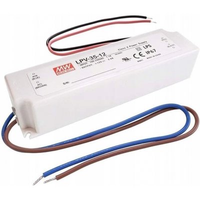 LPV-100-12 MeanWell Napájecí zdroj pro LED 100W 12V IP67 – Sleviste.cz