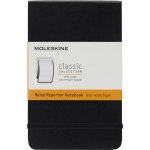 Moleskine Zápisník Reporter měkké desky S, linkovaný, černý linkovaný A6 96 listů – Zbozi.Blesk.cz