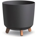 PROSPERPLAST Květináč GRACIA TUBUS 29.8 x 29.8 x 28.5cm antracit – Hledejceny.cz