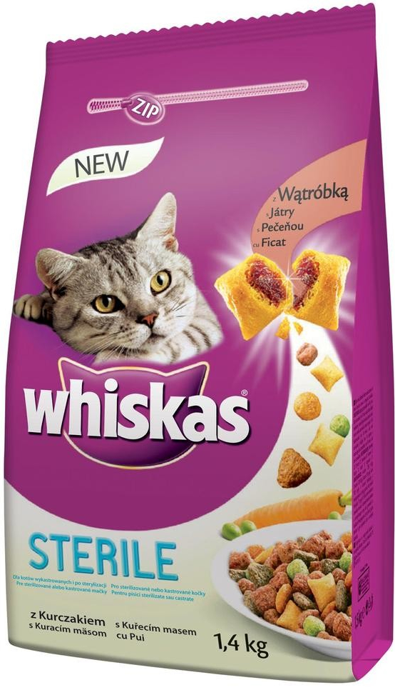 Whiskas Sterile Adult losos 1,4 kg