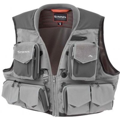 Simms Muškařská Vesta G3 Guide Vest Cinder Šedá