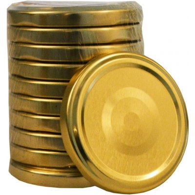 Víčko 66mm/10ks TWIST zlaté – Hledejceny.cz