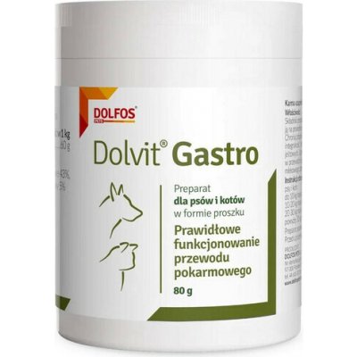 DOLFOS Dolvit Gastro 80 g Přípravek pro správnou funkci trávicího traktu pro psy a kočky – Hledejceny.cz