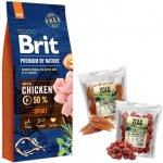 Brit Premium By Nature Sport Chicken 15 kg – Hledejceny.cz
