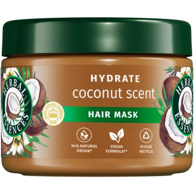 Herbal Essences Coconut Scent Hydrate maska na vlasy pro výživu a hydrataci 300 ml – Zboží Dáma